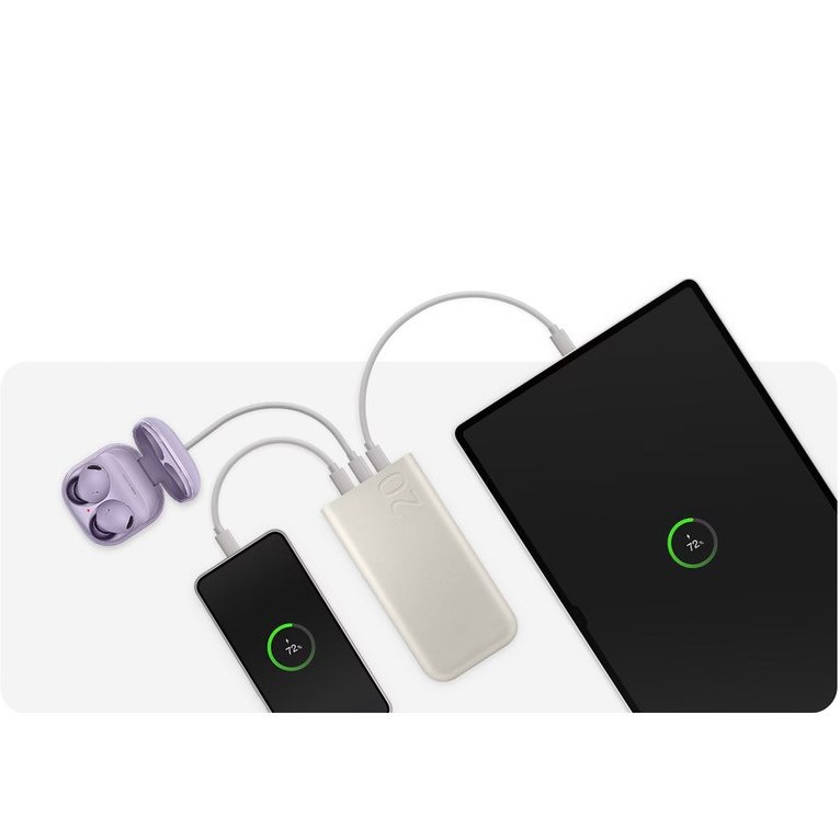 پاور بانک 45 وات برند سامسونگ مدل EB-P4520 ظرفیت 20000 میلی‌آمپر ساعت